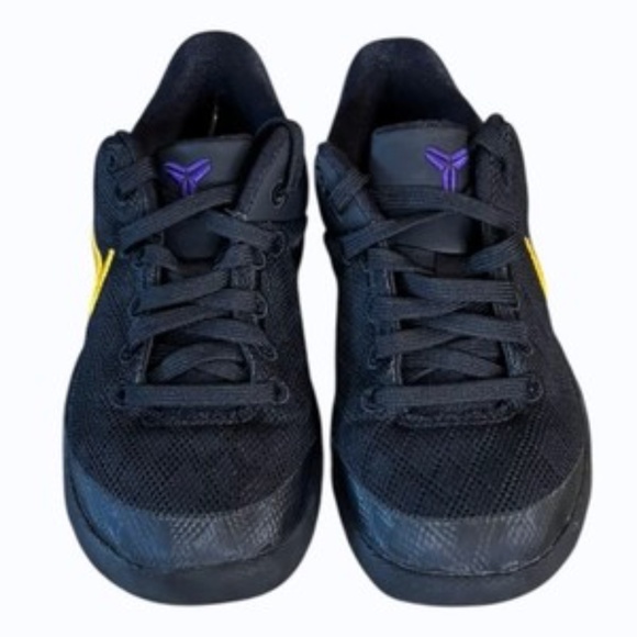 Nike Kobe VIII 8 Shoes Size 11 C Toddler Sneakers FN0267-002 Black Gold Purple - Picture 3 of 9